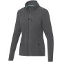 Amber GRS gerecycled dames fleece jas met volledige rits - Storm grey - XS