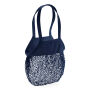 Boodschappennetje van biokatoen Navy One Size