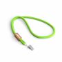 Polyester koord-keycord met bamboe plaatje