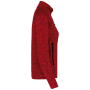 Heather damesvest met rits Red Melange 3XL