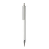 Amisk RCS-gecertificeerde pen van gerecycled aluminium, zilver, grijs